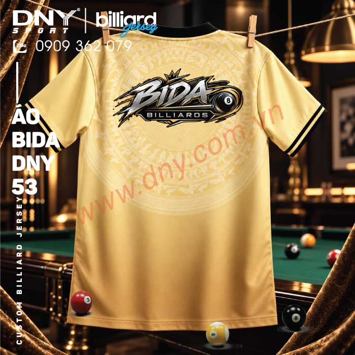 MẪU ÁO BIDA THIẾT KẾ THEO YÊU CẦU | DNY-BIDA2610170053